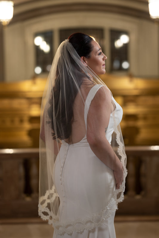 Charis veil by Dhibi Couture